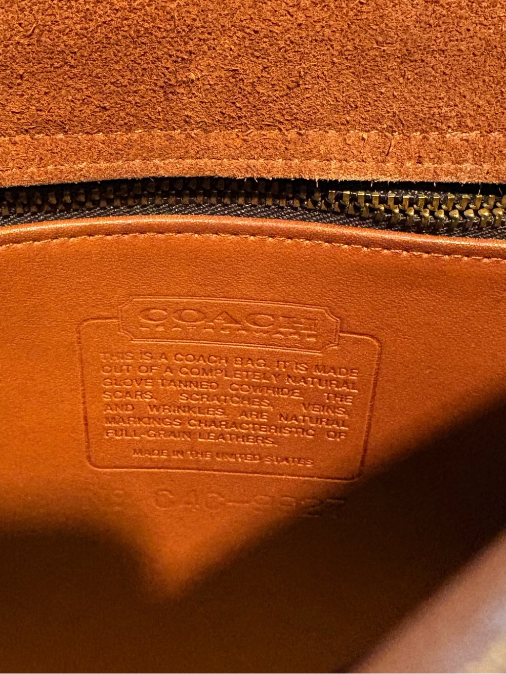 🤎🤎VINTAGE COACH BRITISH TAN WILLIS GLOVE TANNED LEATHER BAG!🤎🤎9927 - Picture 11 of 13
